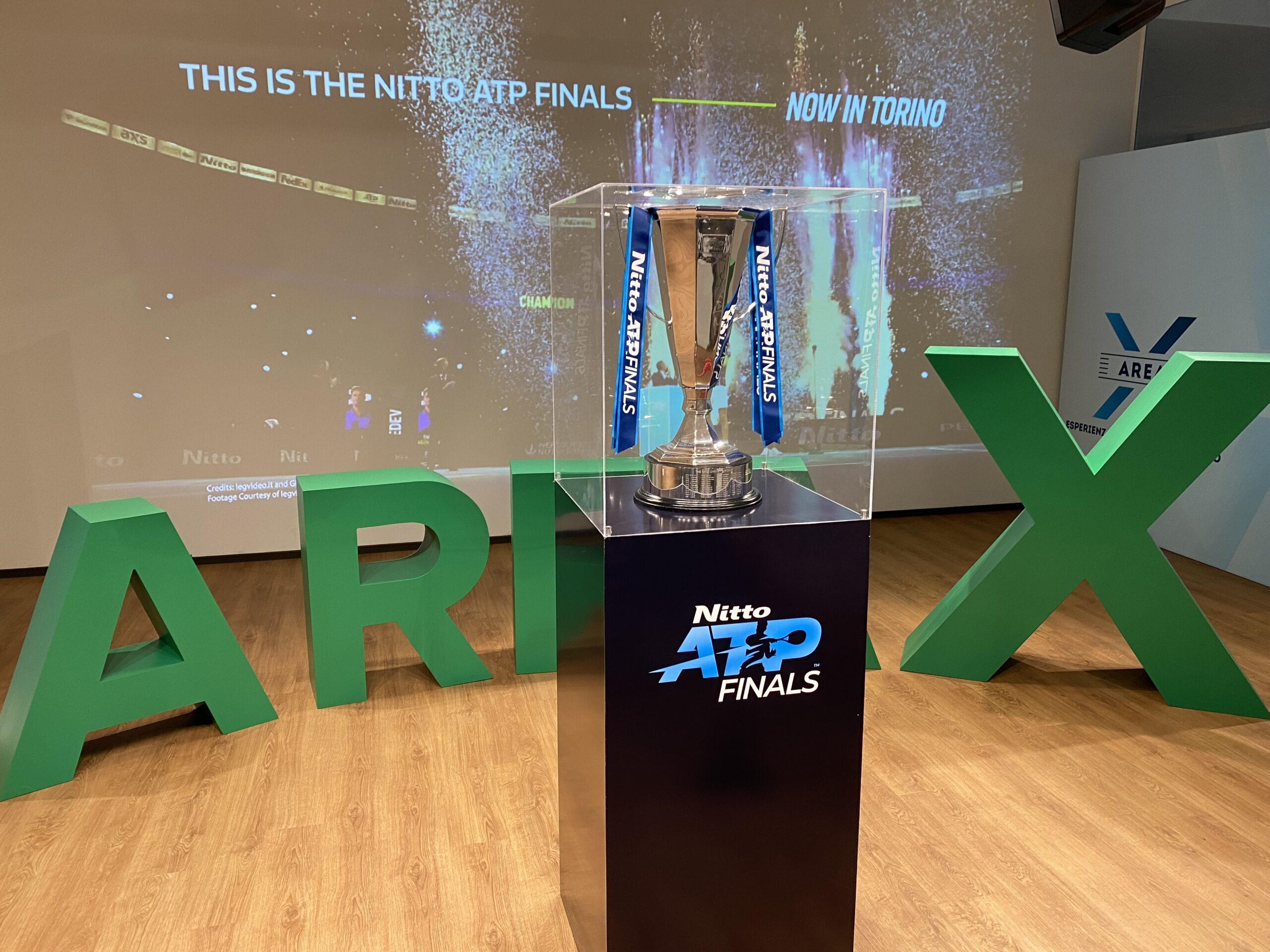 Tennis: Nitto Atp Finals, il trofeo arriva a Torino